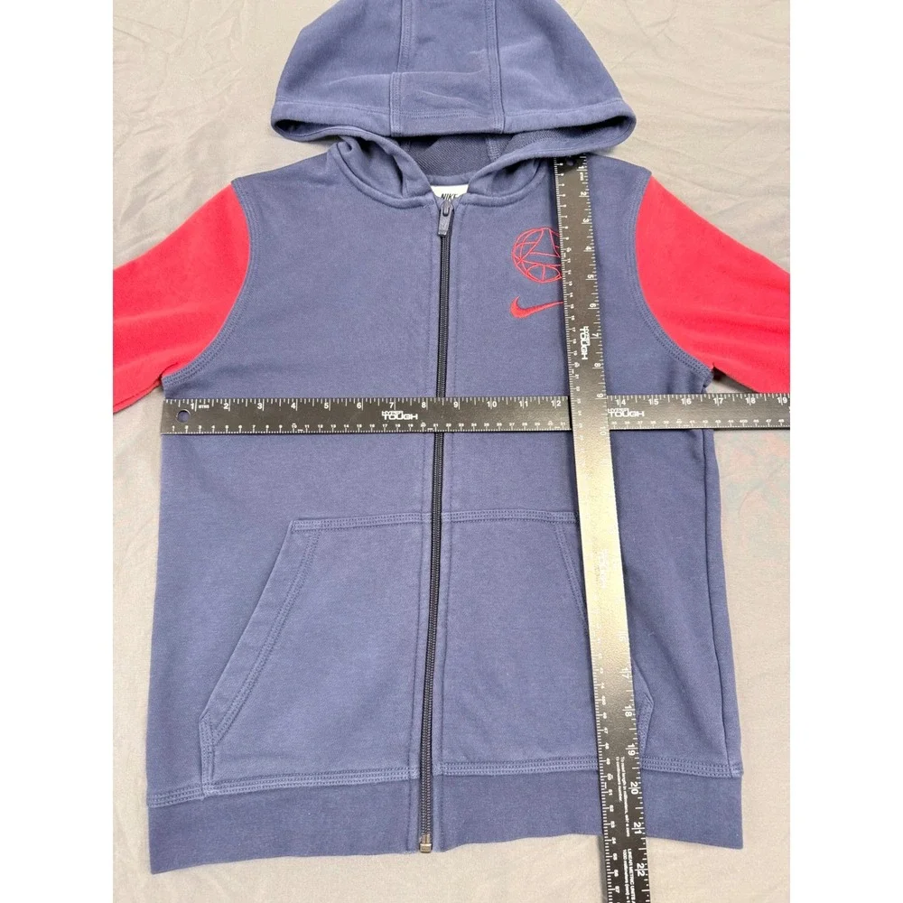 Nike Kids Paris Saint-Germain PSG Full Zip Hoodie Navy Red DV6167-410 Size M